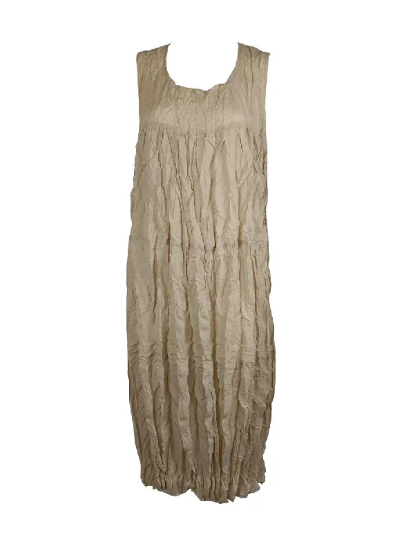 relaxed evening dress-5240026 Loose Sleeveless Dress *Khaki