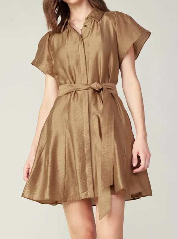 structured prom dress-Espresso Mini Dress