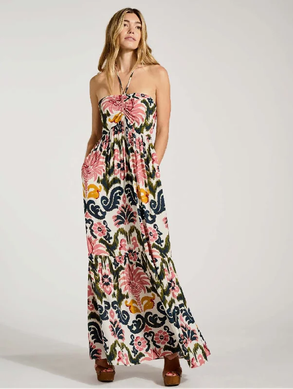 paisley sundress-Kamari LENZING™ ECOVERO™ Dress | Coral Palm