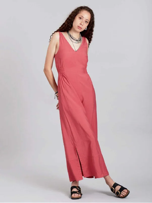 dusty rose maxi dress-Marnie Women's Rayon Dress | Pink