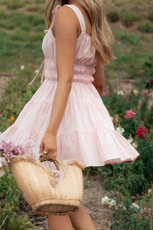 gypsy prom dress-Tahlia Mini Dress - Pink