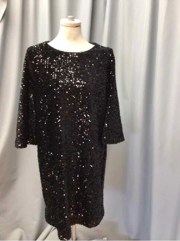 golden champagne dress-CHICOS SIZE LARGE Ladies DRESS