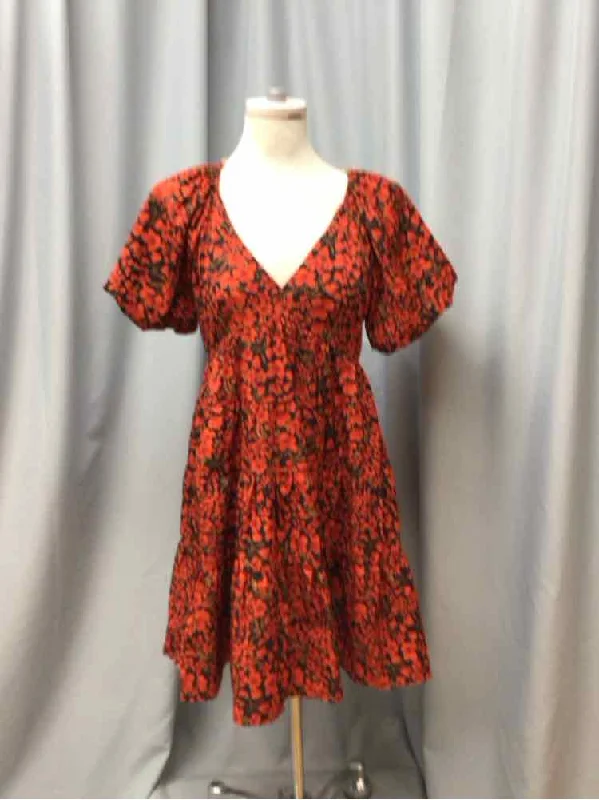 relaxed shift dress-ENTRO SIZE SMALL Ladies DRESS