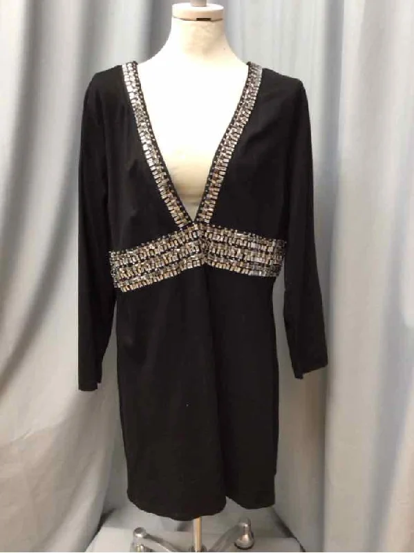 gathered wrap dress-VENUS SIZE 22 Ladies DRESS