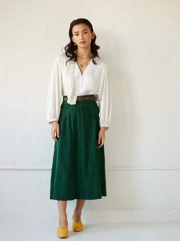 short slit skirt-Margot Skirt