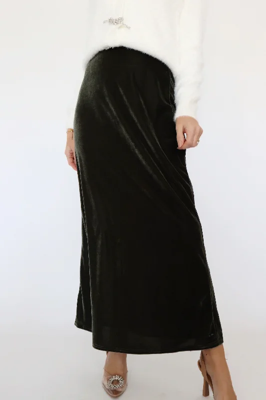 suede mini skirt-Midnight Oil Maxi Skirt