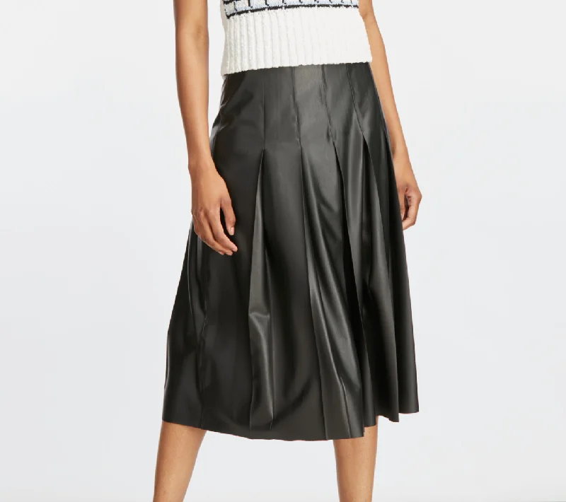 bronze midi skirt-Veronica Beard Herson Skirt